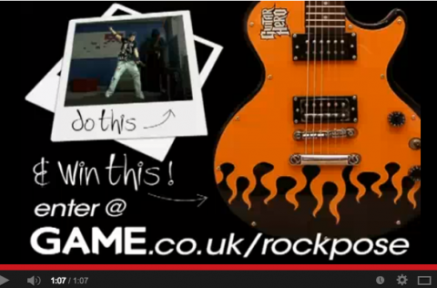 Guitar Hero 3 Rock Pose